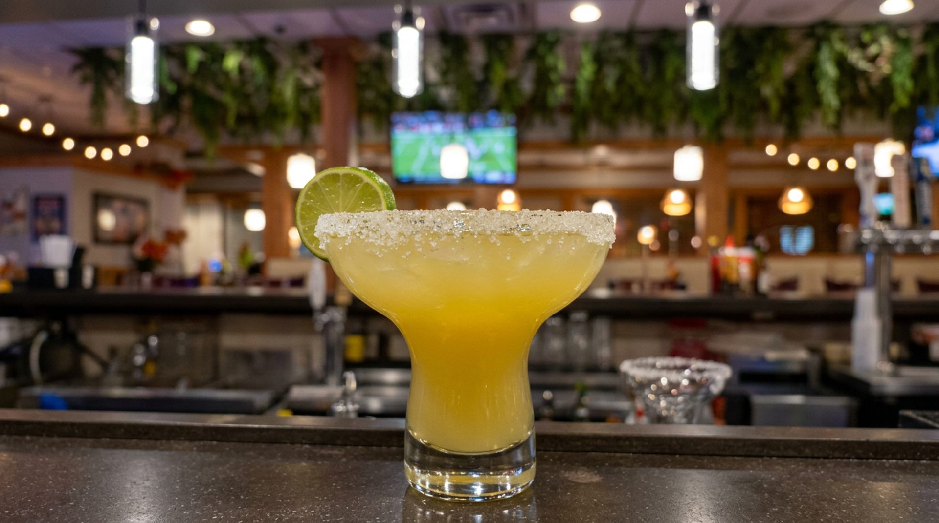 Margaritas, salted rim and all