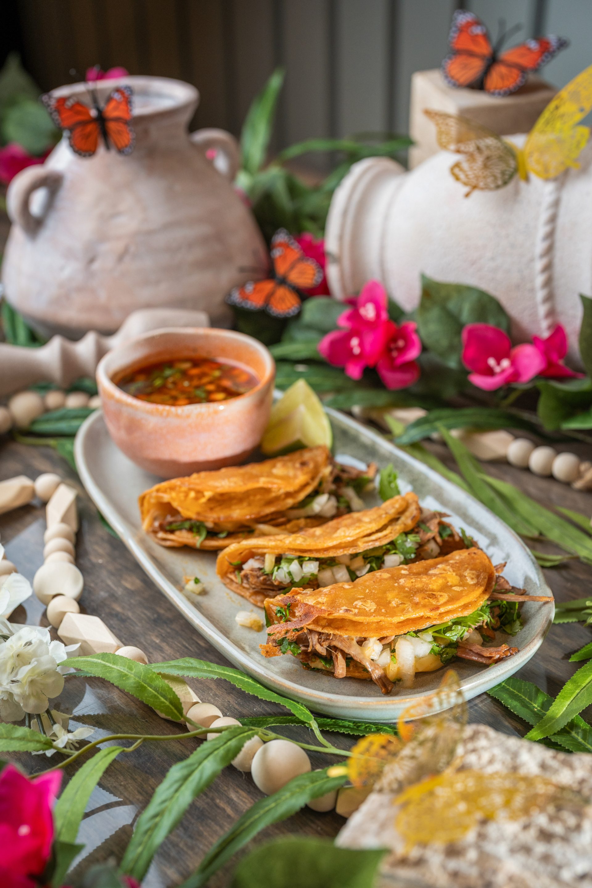 Quesabirria and street tacos